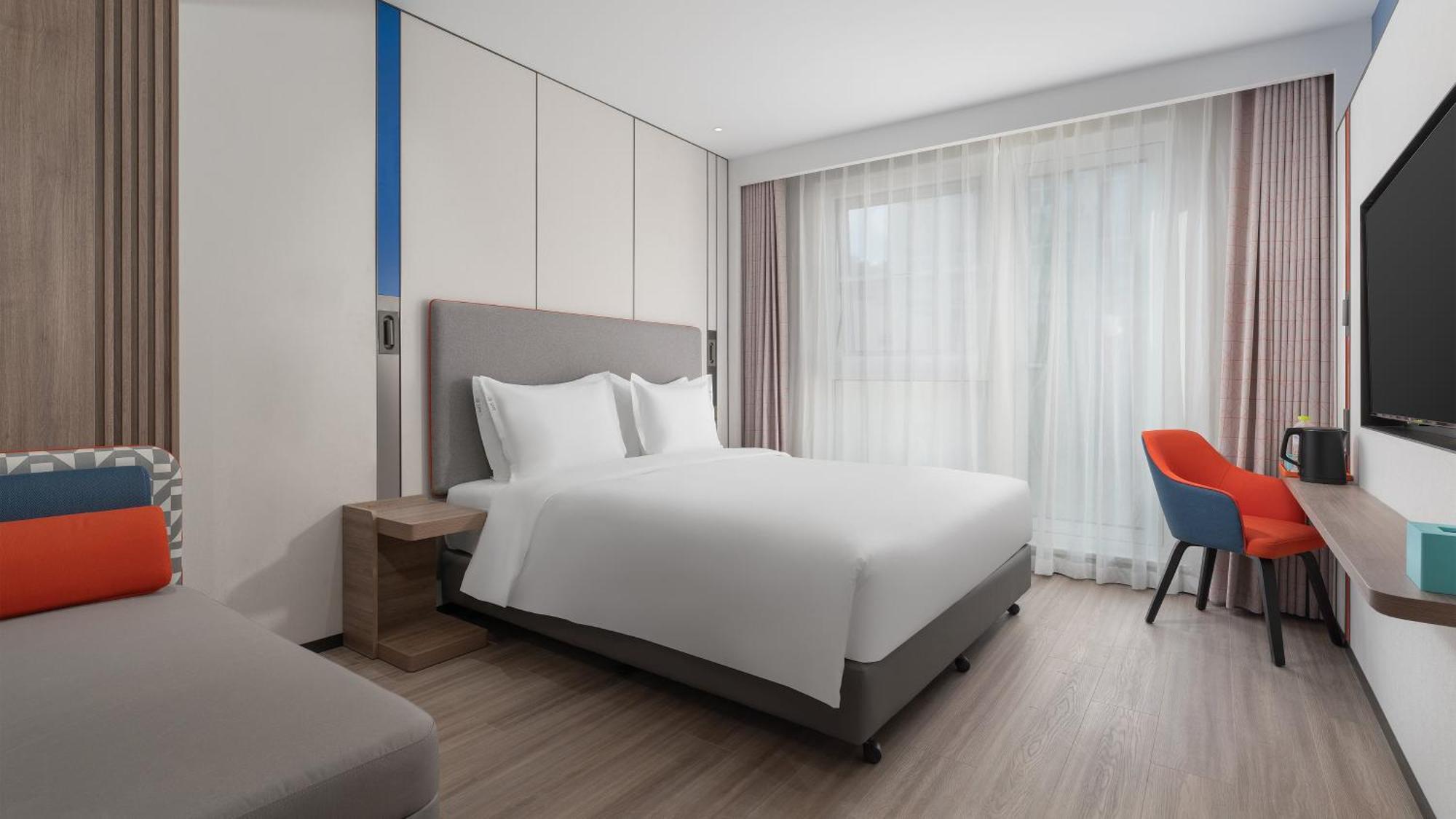 Holiday Inn Express Qingdao Shibei By Ihg Exterior foto