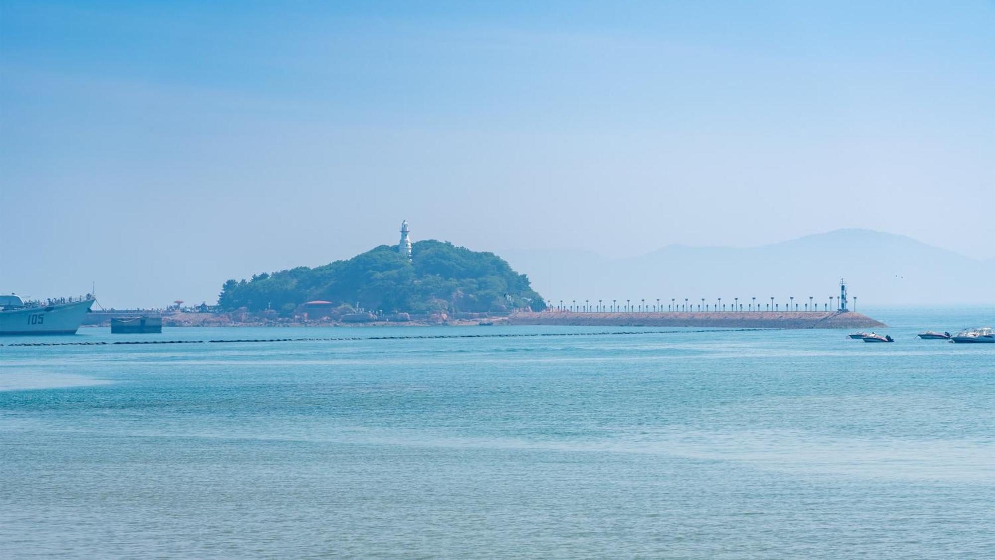 Holiday Inn Express Qingdao Shibei By Ihg Exterior foto