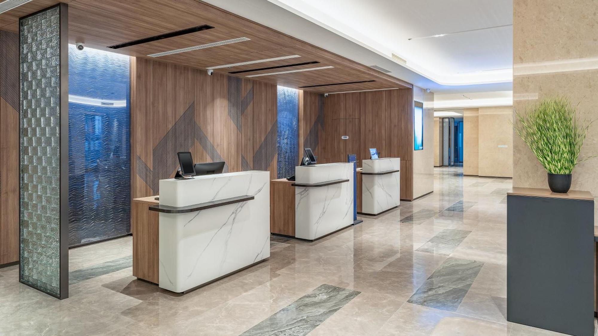Holiday Inn Express Qingdao Shibei By Ihg Exterior foto