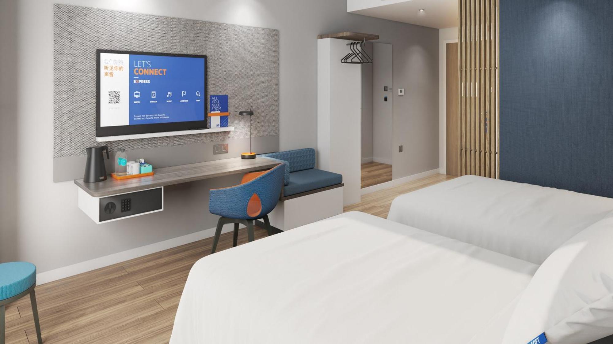 Holiday Inn Express Qingdao Shibei By Ihg Exterior foto