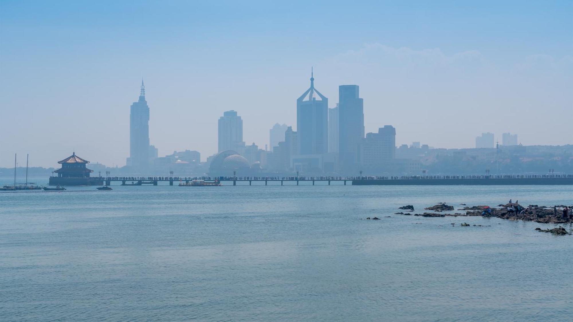 Holiday Inn Express Qingdao Shibei By Ihg Exterior foto